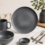 Matt Dark Gray Pizza Plate 31 cm