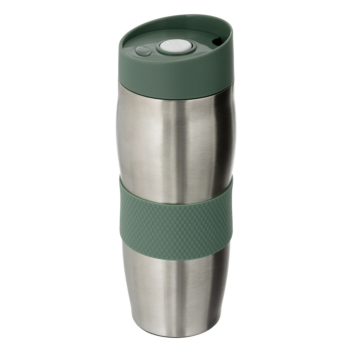 Insulated Stainless Steel Mug 0.35L with Silicone Grip