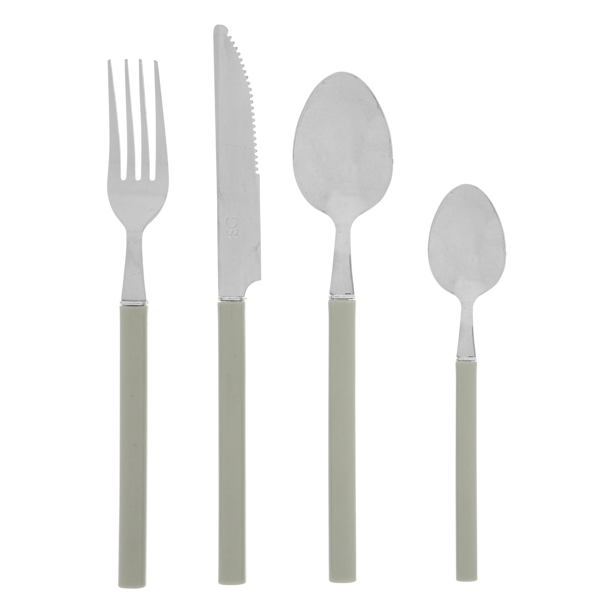 24-Piece Cutlery Set - Stainless Steel, Mint
