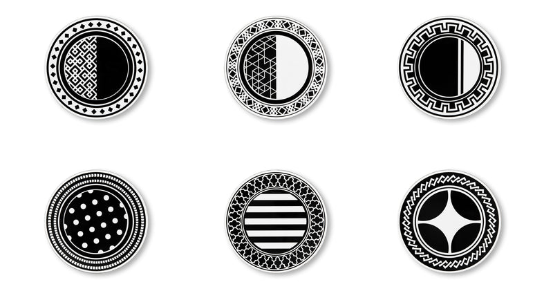 EMILY Pack of 6 PCS Charger Plates