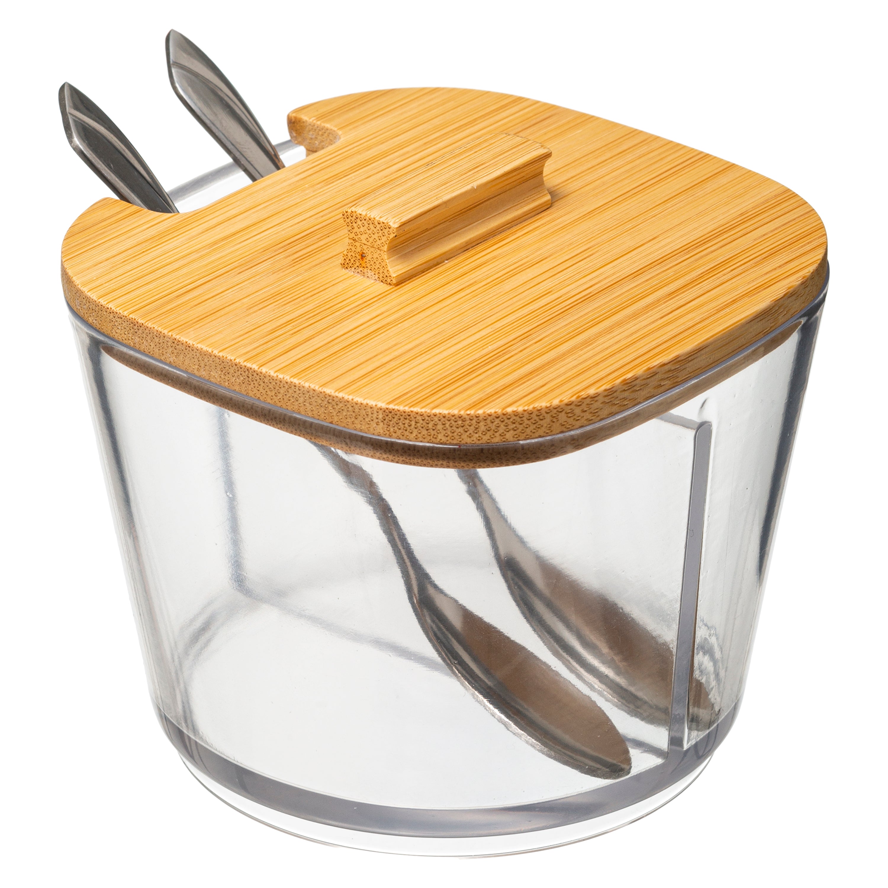 Sugar Bowl+Spoon Bamboo