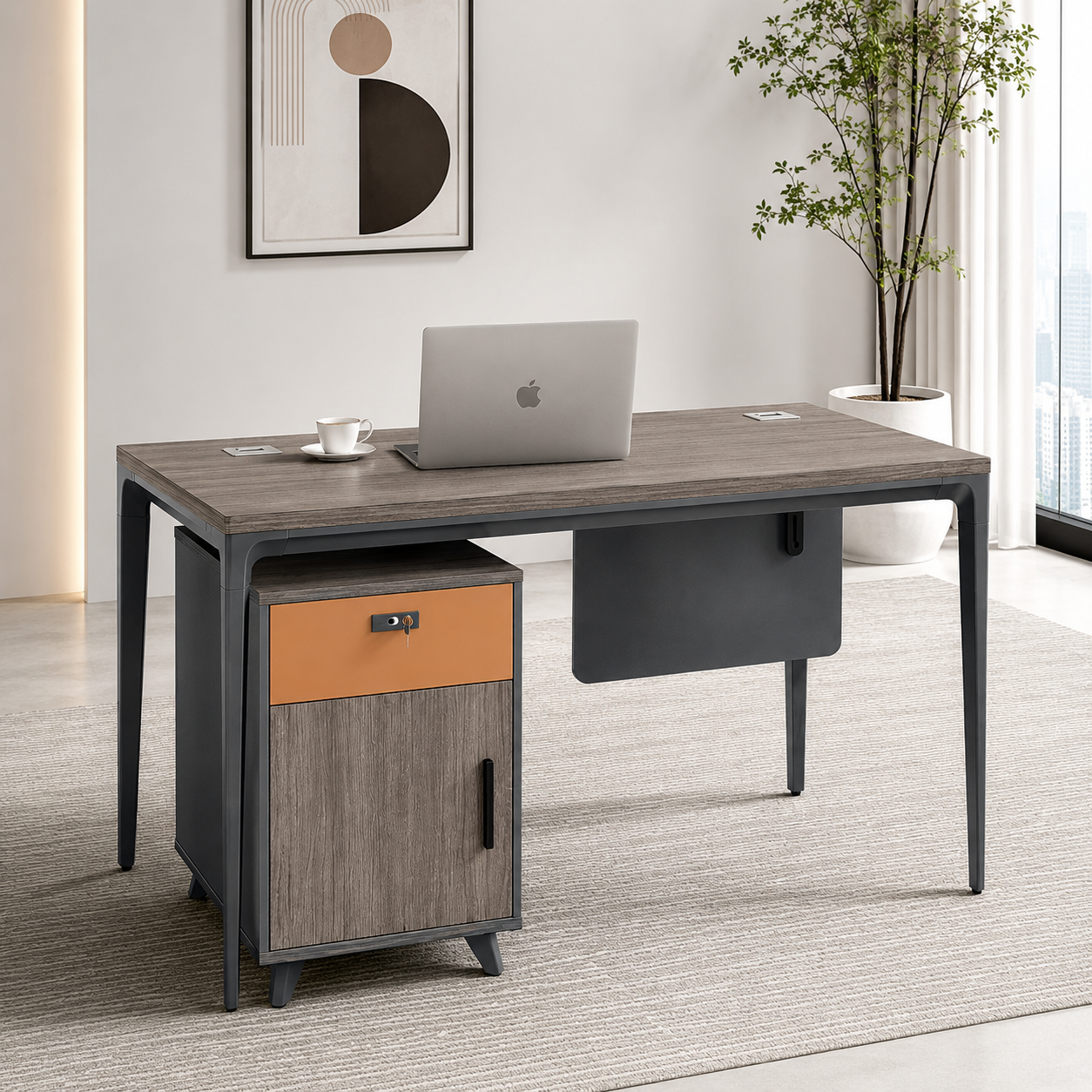 Modern MDF Office Desk – 120 × 60 cm