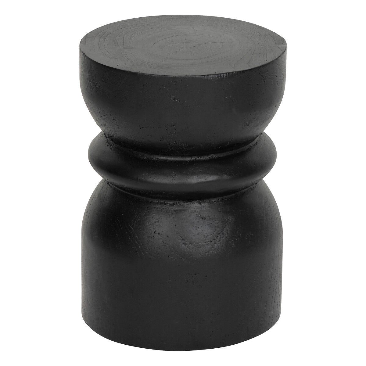 Jafar Black Tot Wood Side Table
