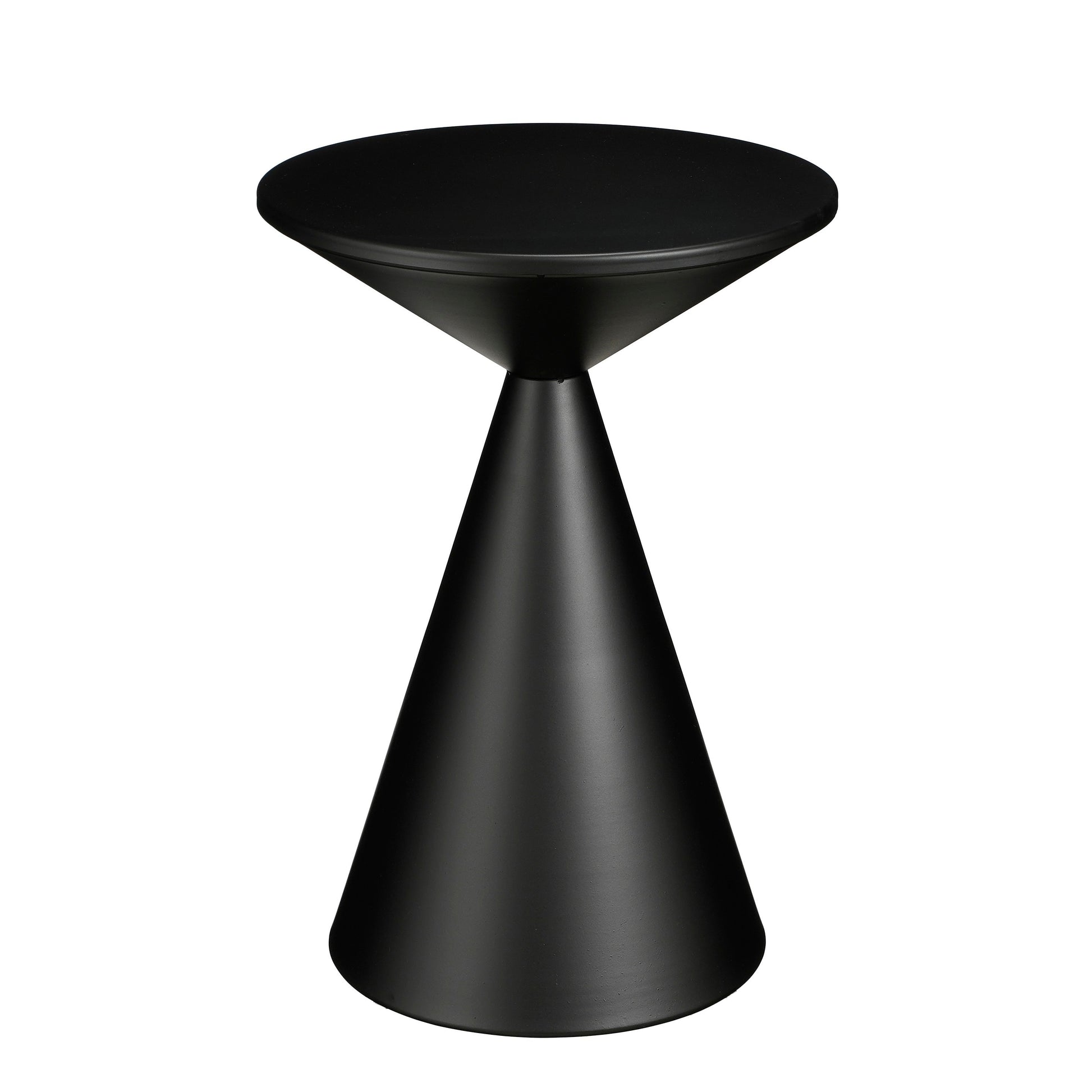 Royale Side Table for Small Spaces - High-Quality Metal, Black