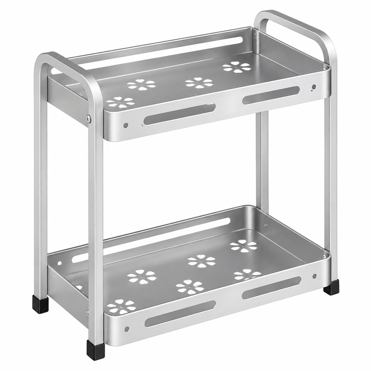 2-Tier Aluminum Shower Organizer
