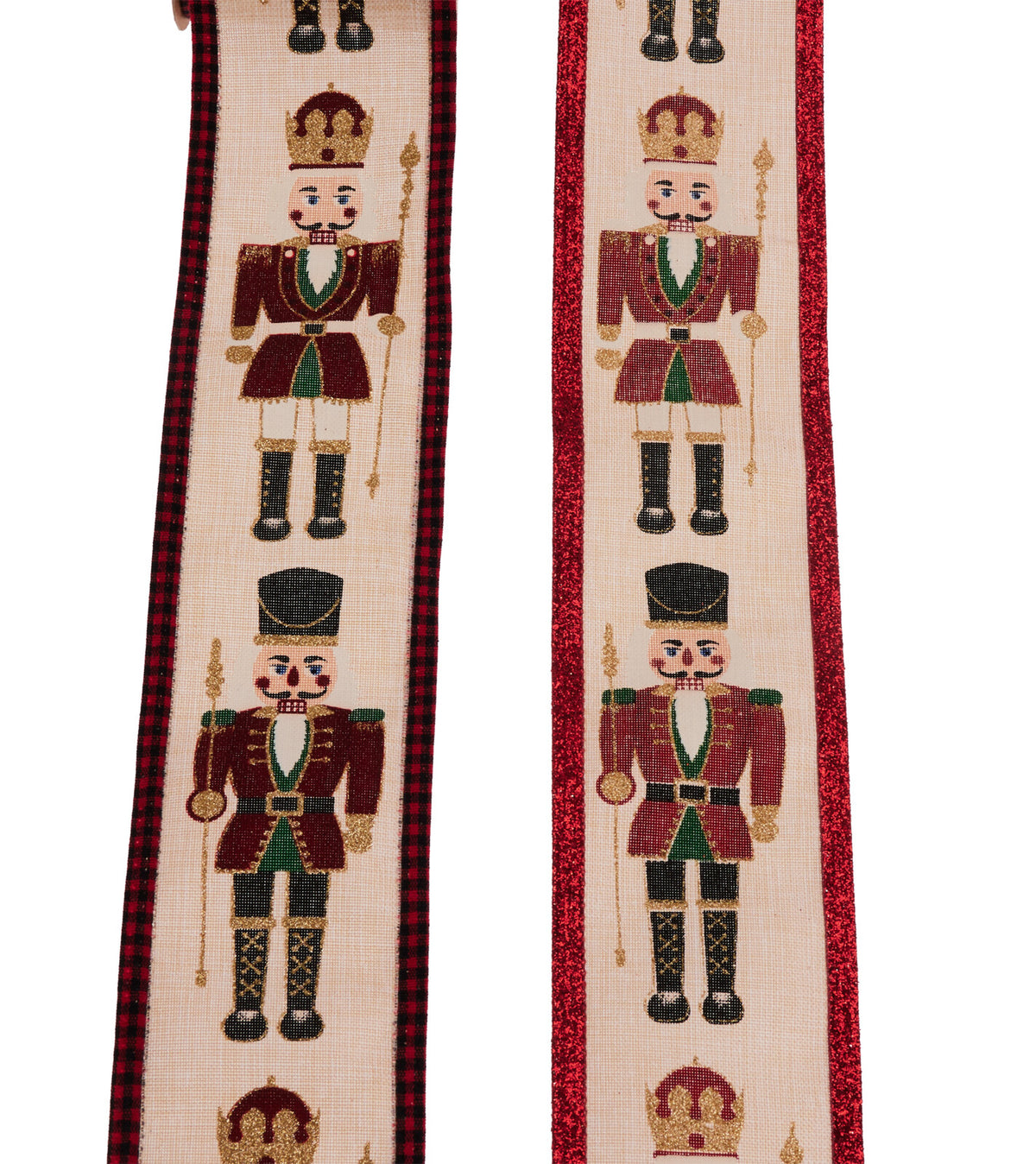 Nutcracker Ribbon 270×6.3 cm Polyester Nutcracker Print Christmas Trim