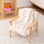 Children's Flannel Blanket Amour with Twisted Edges