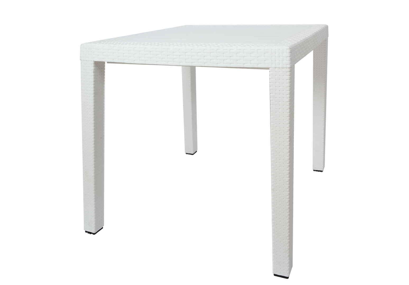 Eden Square Table with Rattan Design