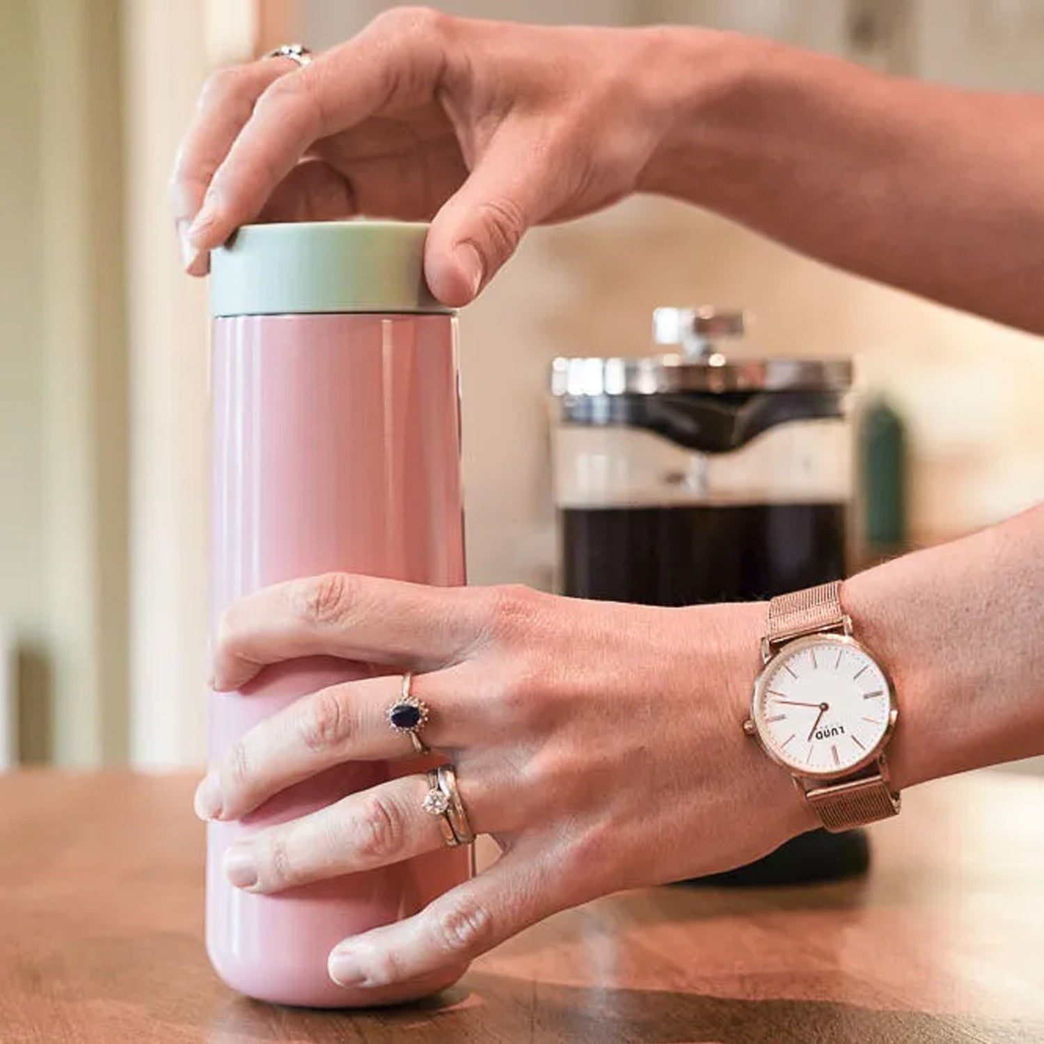 Skittle Travel Mug for Kids - Pink & Mint