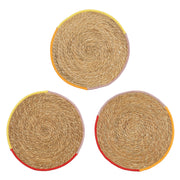 Round Seagrass Placemat - Assorted Brown Designs