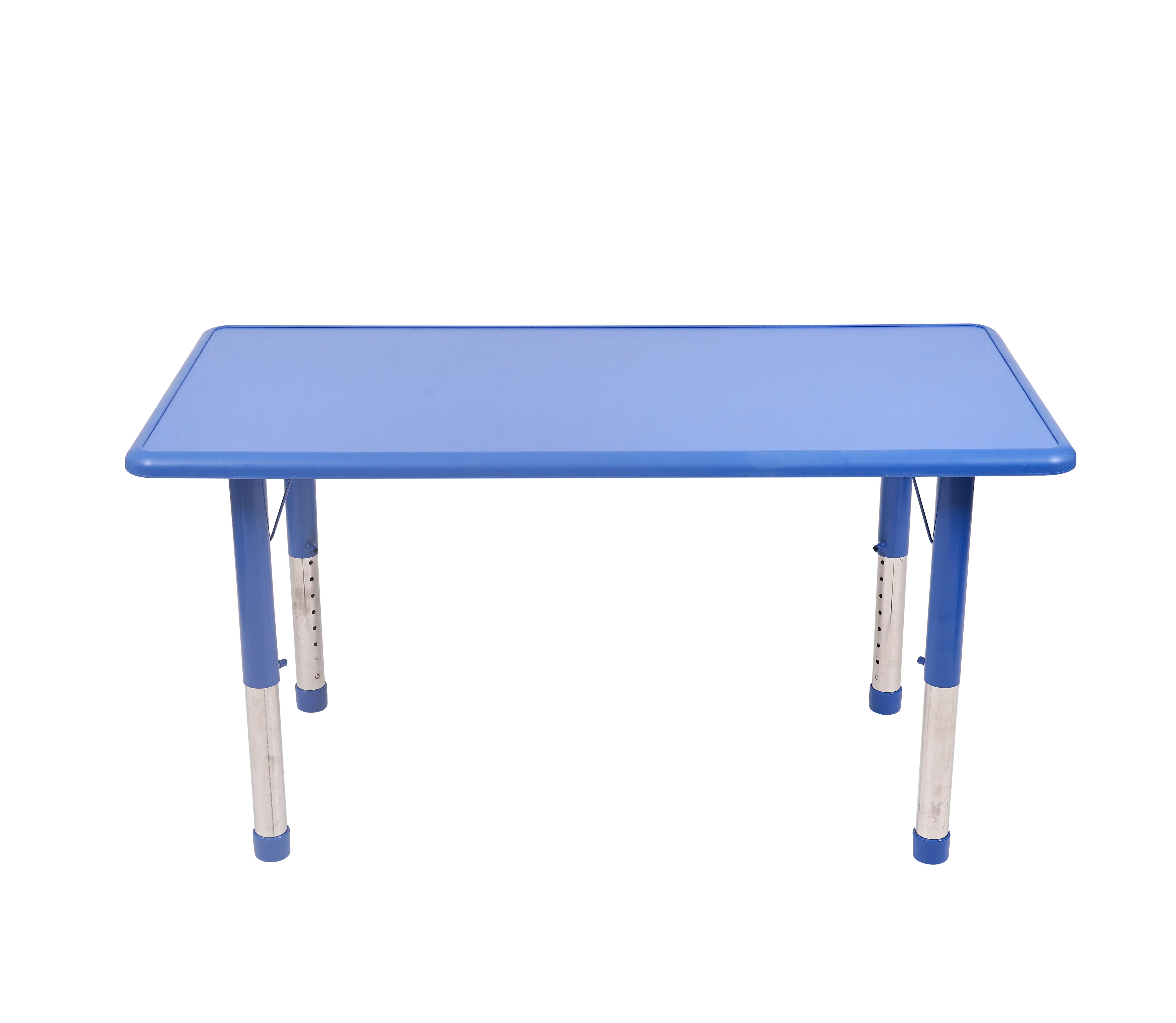 Olivia Rectangular Kids Table with Adjustable Height