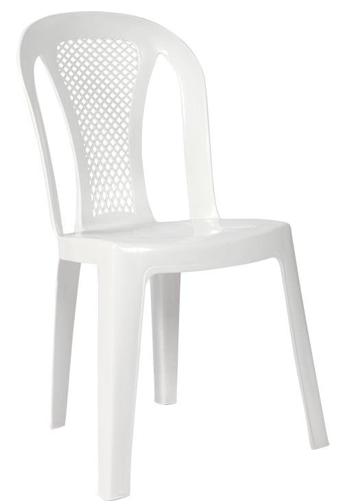 Ciella Dining Chair - Modern Armless Plastic Design