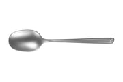 Stainless Steel Dessert Spoon with Sandblasted Finish, 18 cm Silver