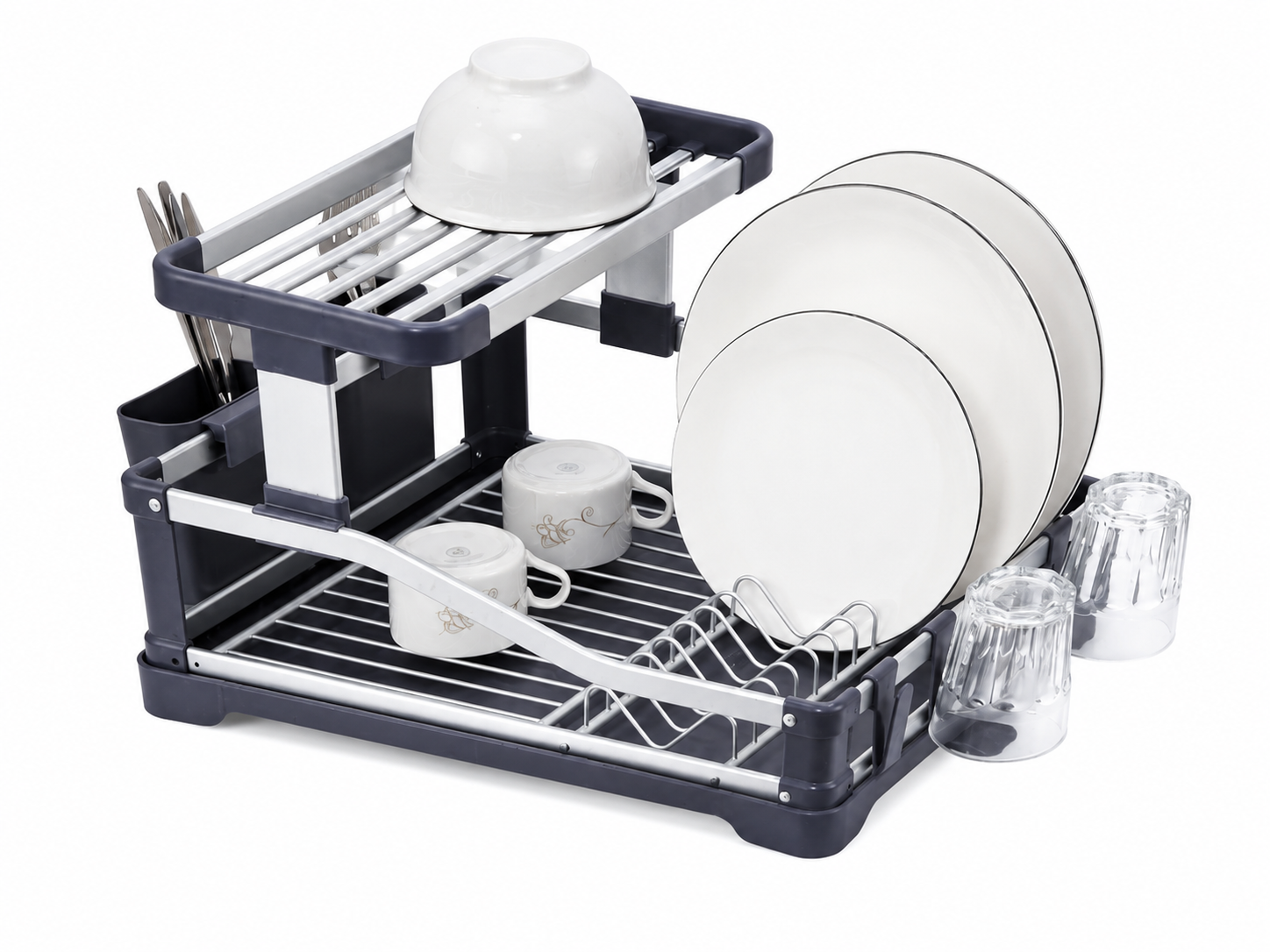 Aluminum Dish Rack – 53×37×26 cm