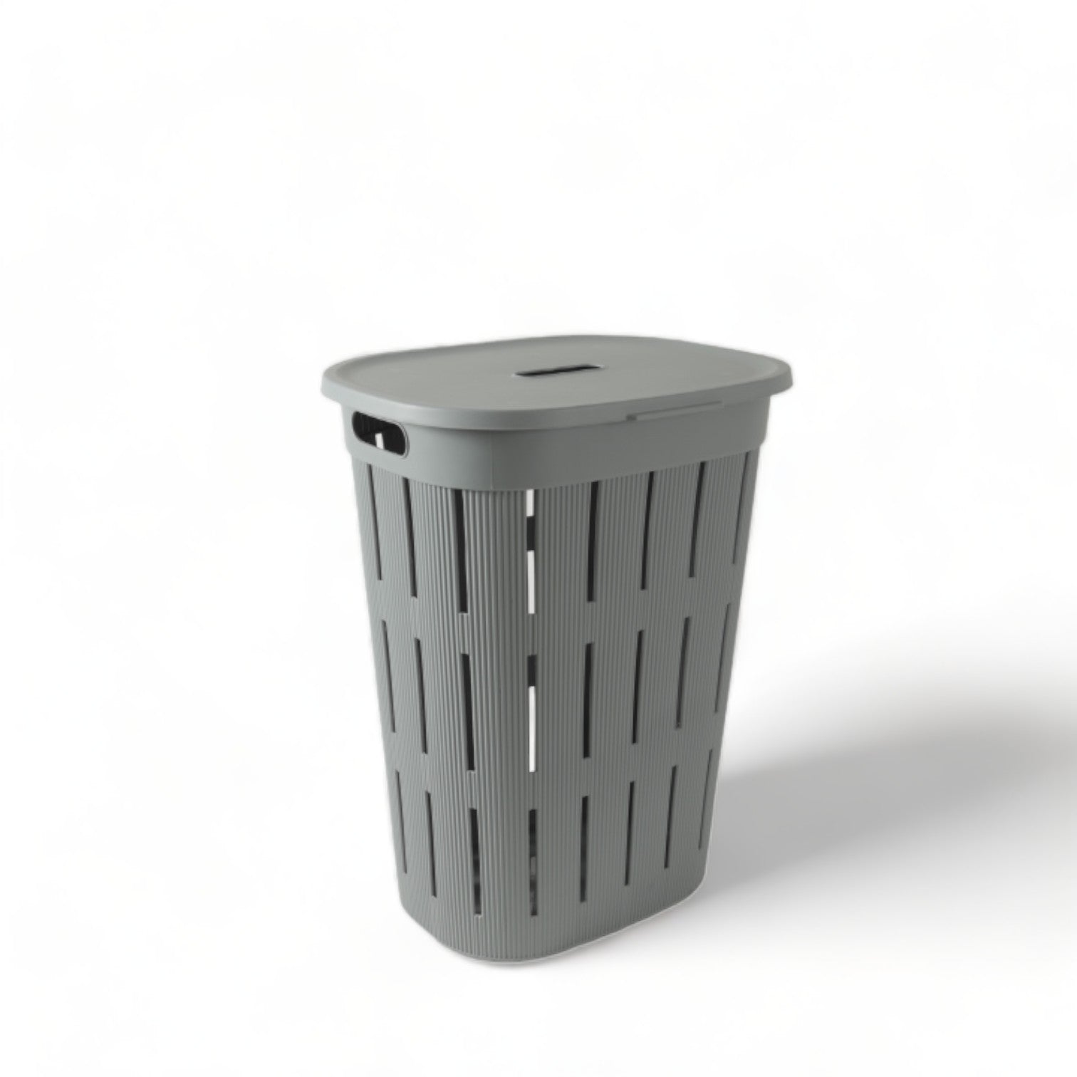 Stylish Plastic Laundry Hamper with Lid