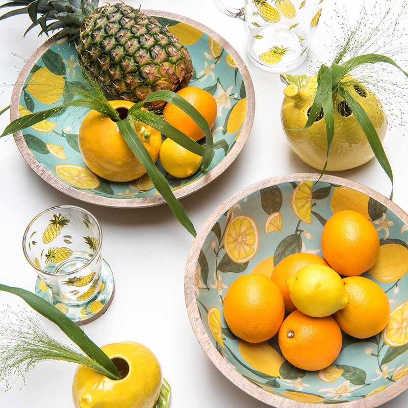 Lemon Fine Earthenware Vase