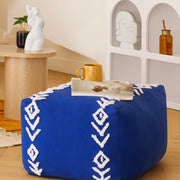 Soleya Blue Tufted Pouf