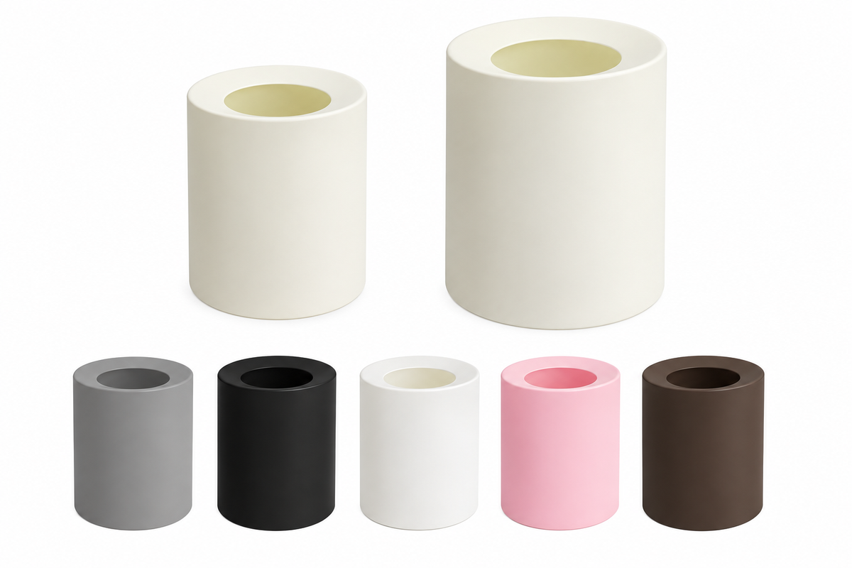 Open Top Plastic Dustbin – 8 L