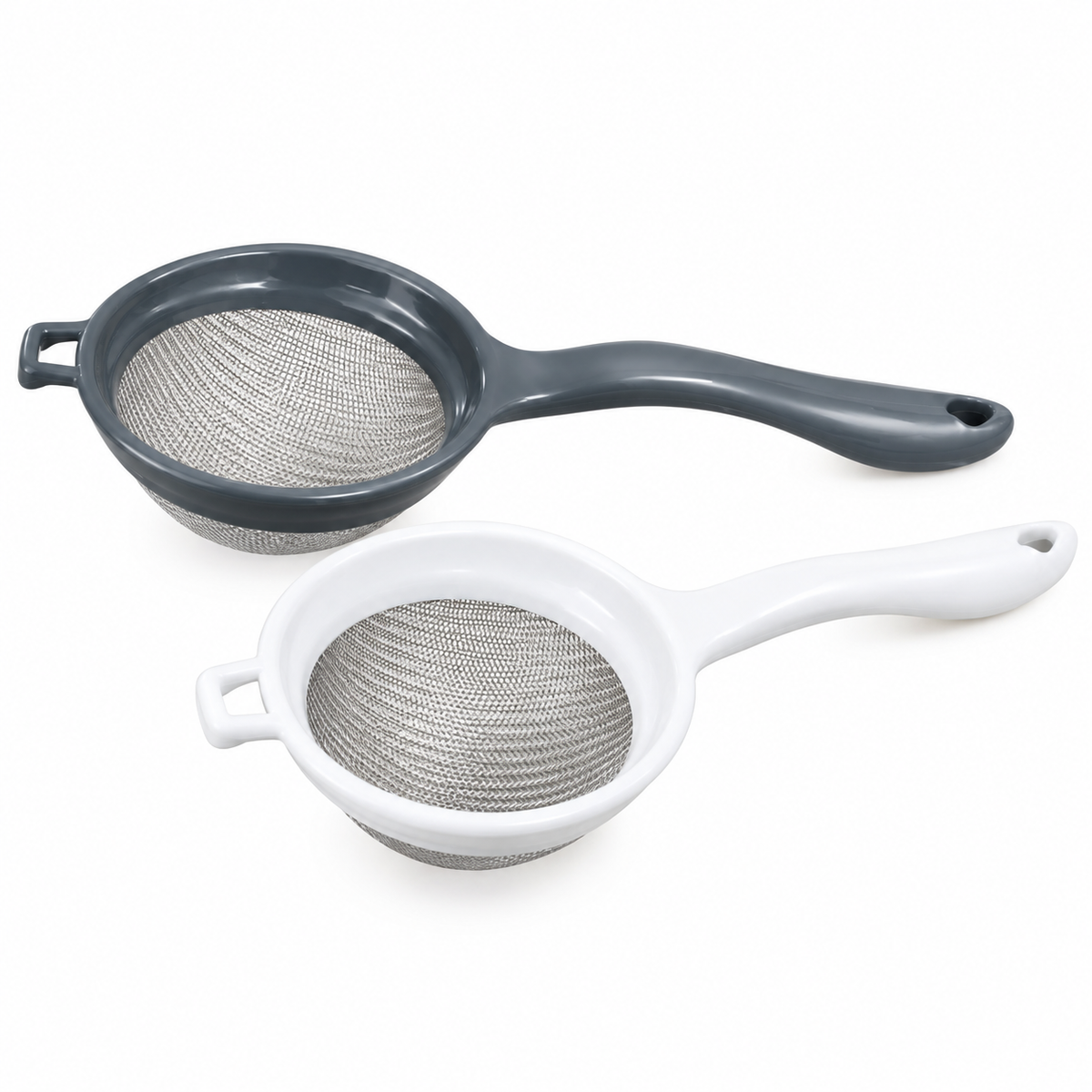Stainless Steel Fine Mesh Strainer with Plastic Handle – 20.5 cm