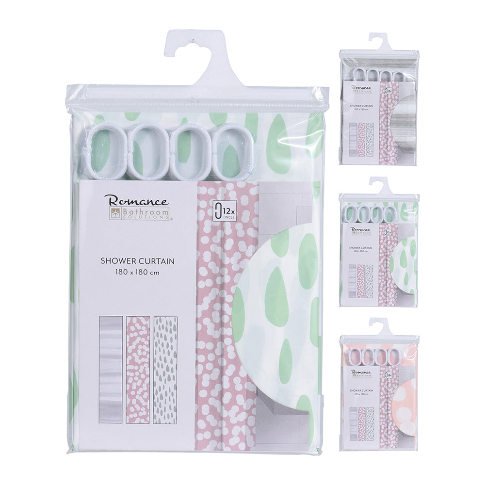 Shower Curtain, 180x180 Cm, Stylish and Durable