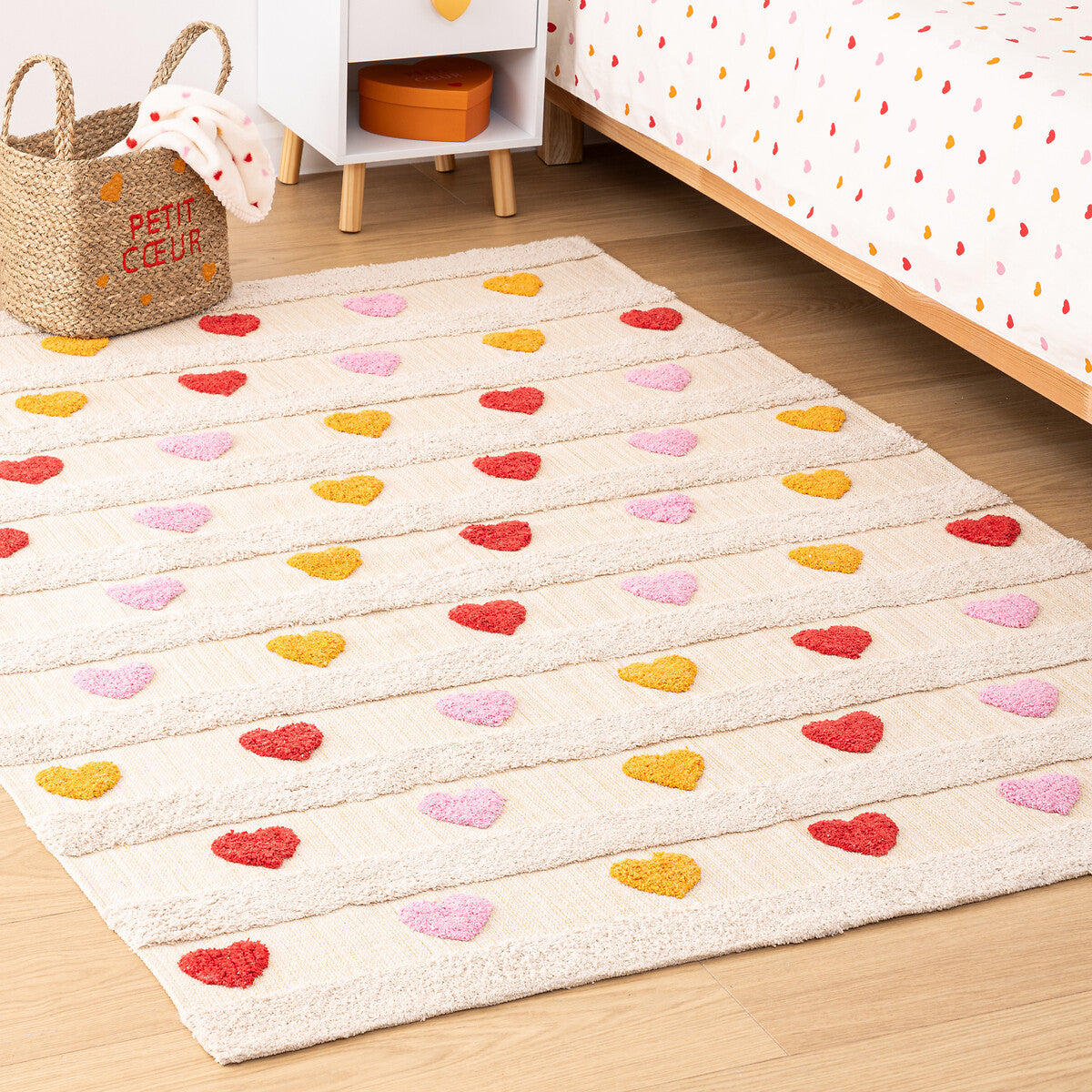 Children's Rug with 'Tay' Print and Lurex Threads
