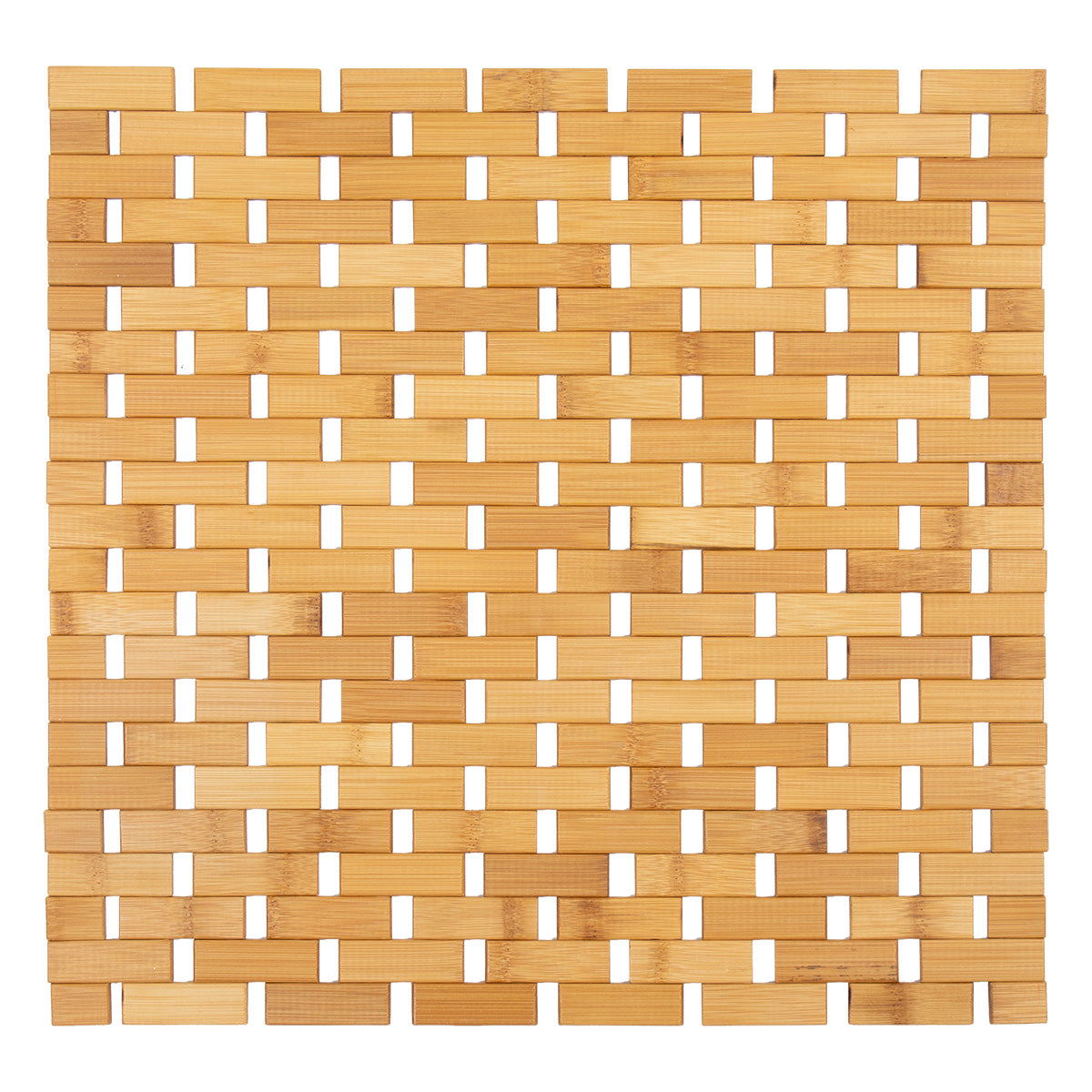 Anti Slippery Bamboo Mat Non-Slip Bathroom Bedroom Floor Rug 45x45cm