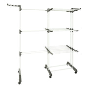 Extendable Modular Clothes Drying Rack with Wheels