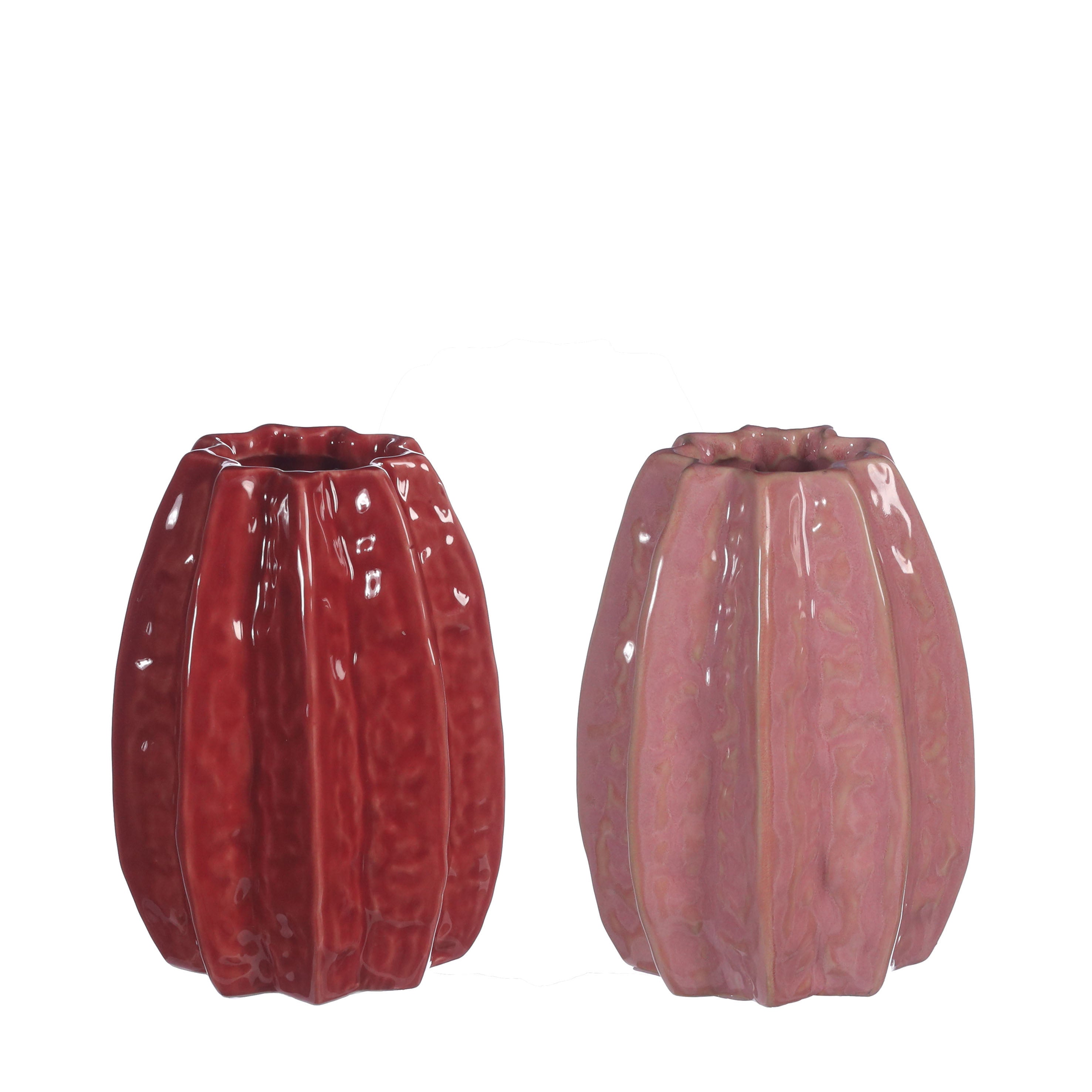 Carambola Vase - Stoneware, Two Sizes, Two Colors
