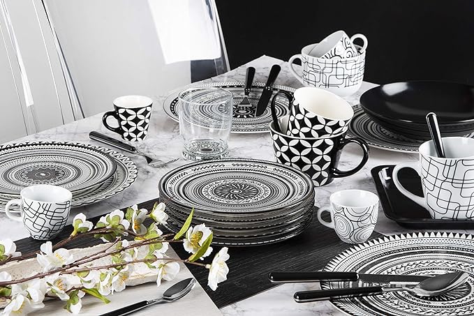 Etnik Dinner Set – Stylish 18-Piece Ceramic Tableware