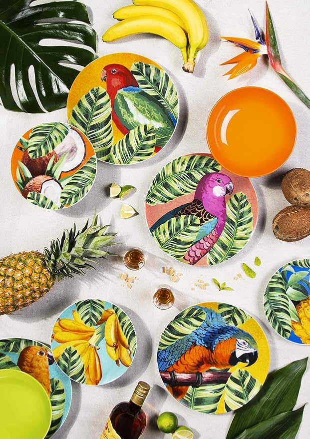 Havana Dinner Set - 18-piece Porcelain and Ceramic