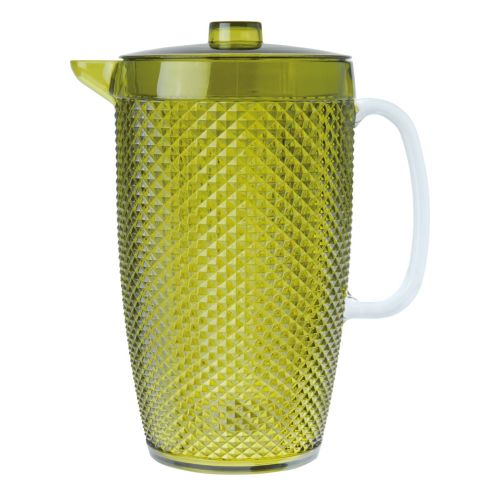 Diamond Line Plastic Pitcher 2.5L - Shock Resistant & Dishwasher Safe