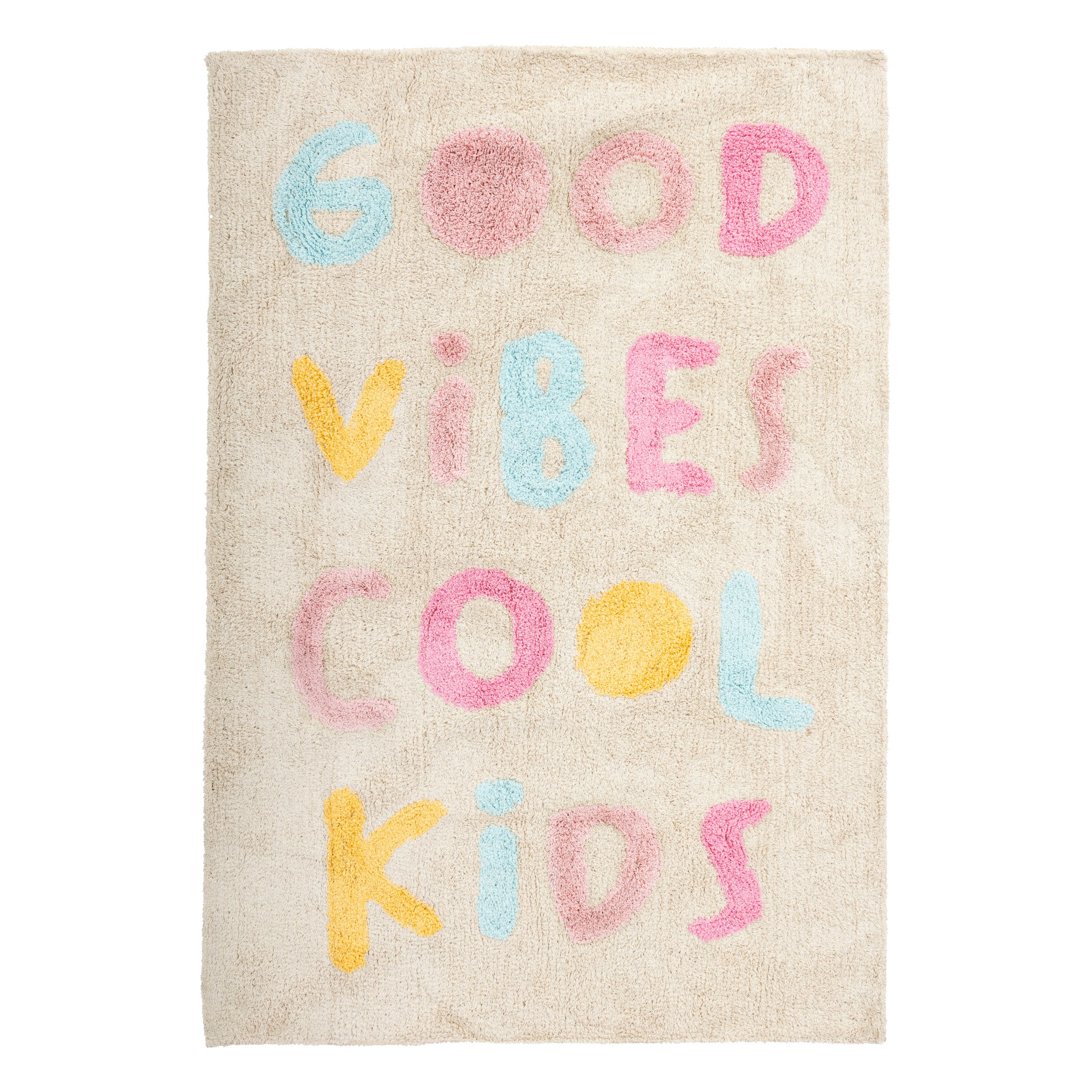 Assya Rug - Tufted Cotton Kids Rug 150 x 100 cm, Non-Slip