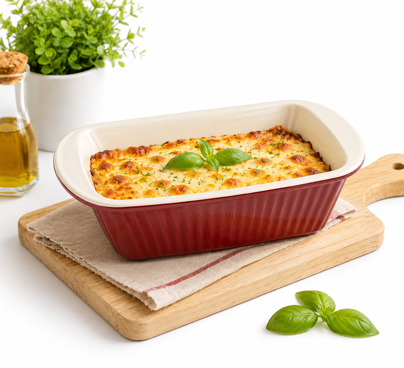 OVEN DISH RECTANGULAR 28 × 14CM – STONEWARE