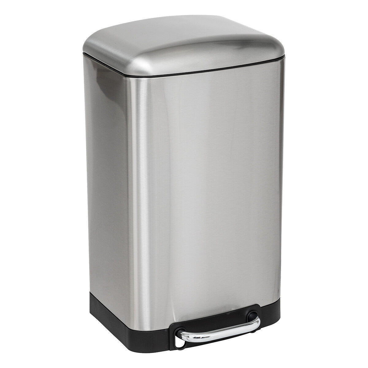 Dustbin Metal 20L Inox Ariane with Silent Closing