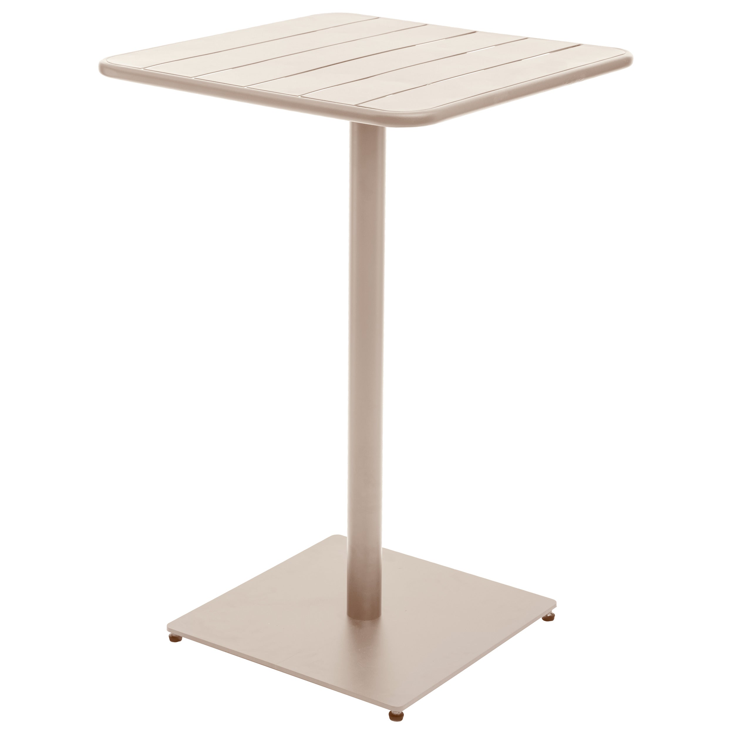 PHUKET High Square Table - Minimalist Epoxy Steel Outdoor Garden Table