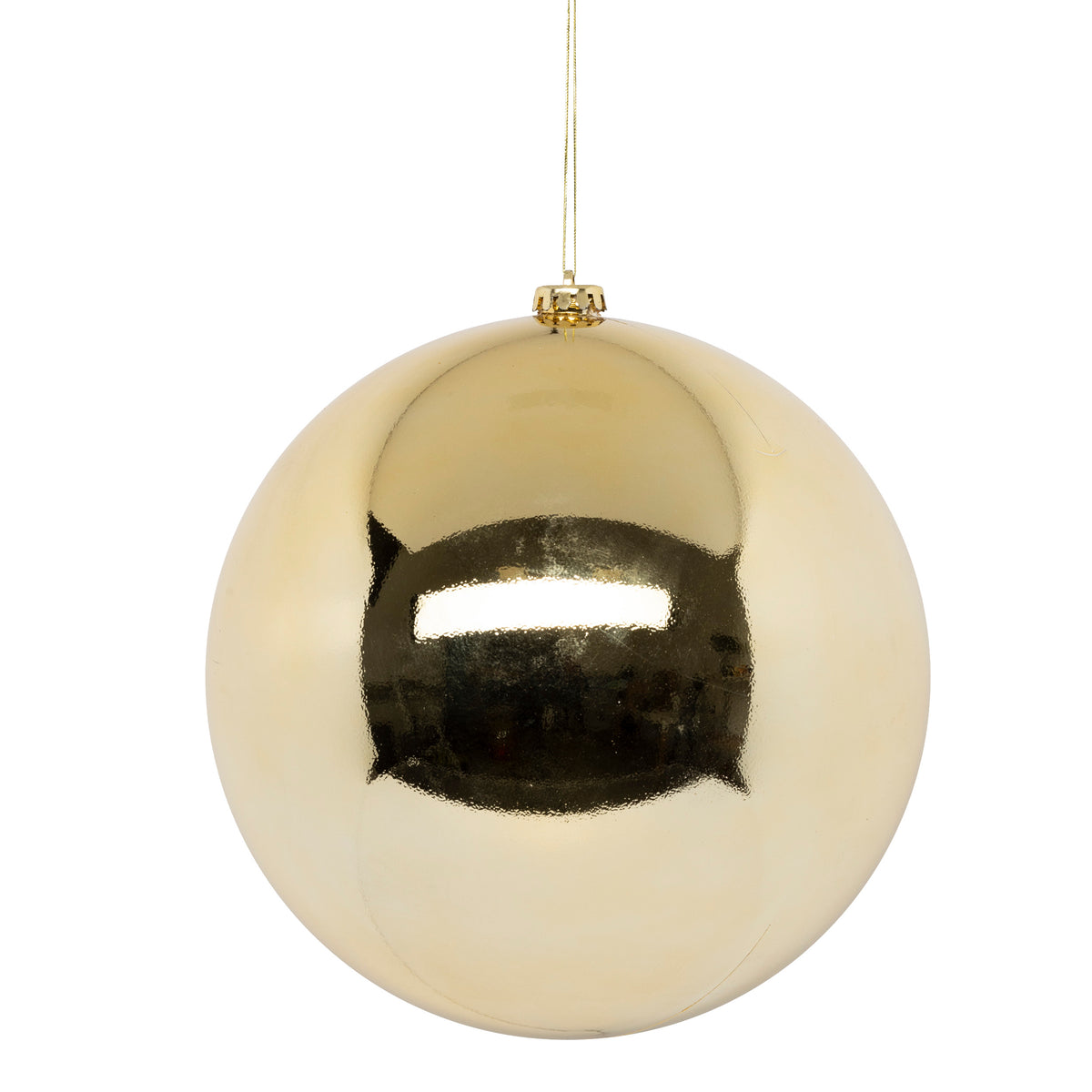 MAXI BALL - Large Silver, Red, and Gold Christmas Ornament