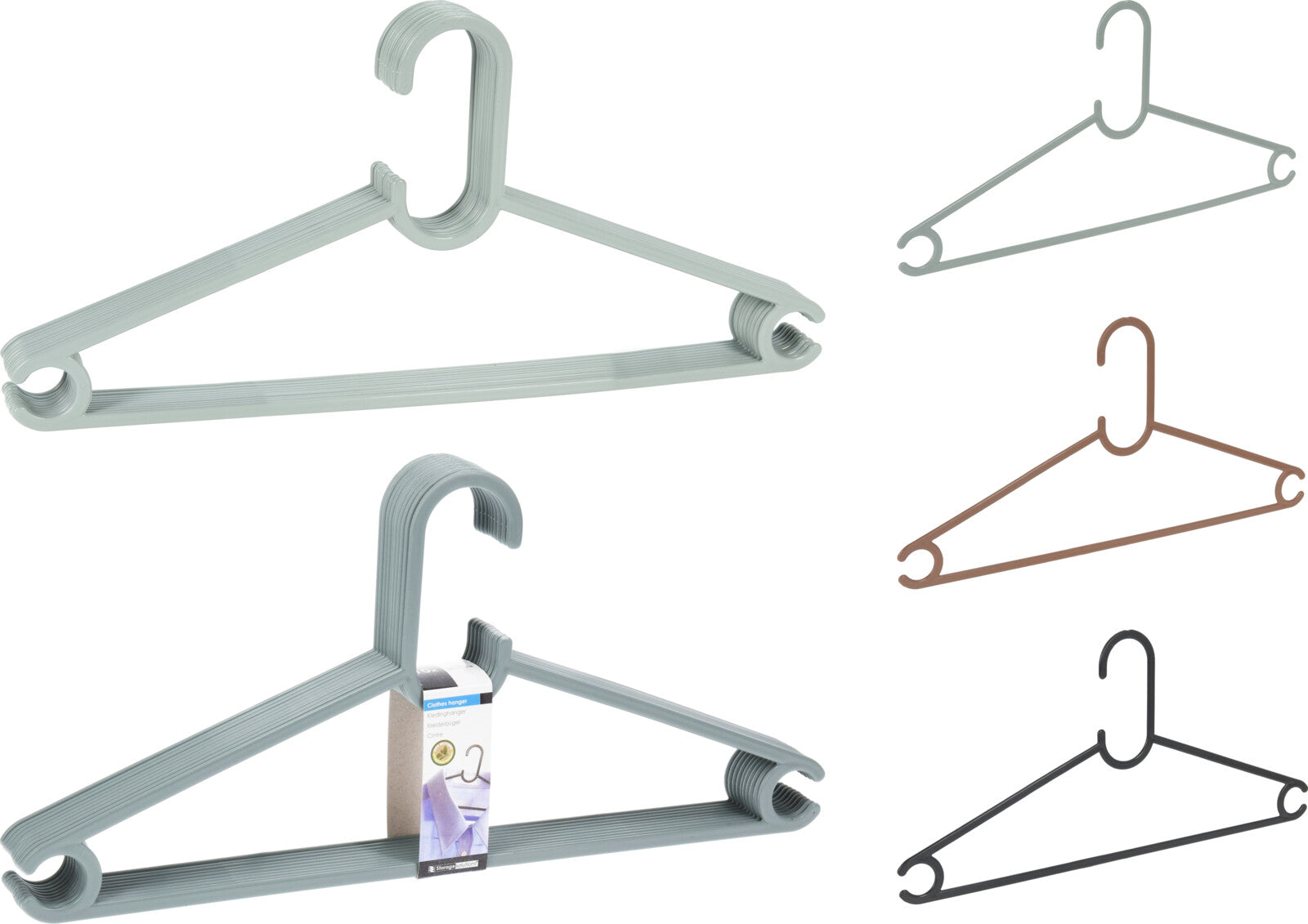 CLOTHES HANGER PP SET 10PCS