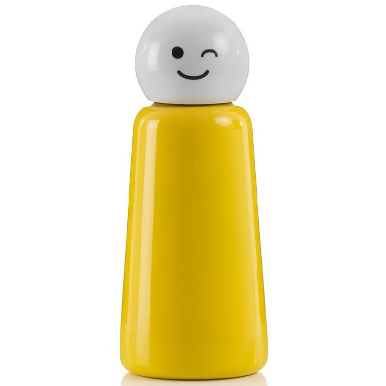 Skittle Bottle Mini Stainless Steel 300ml Yellow Wink Kids Water Bottle
