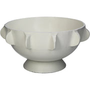 Ivory Aluminum Decorative Bowl - 27x27x13 cm