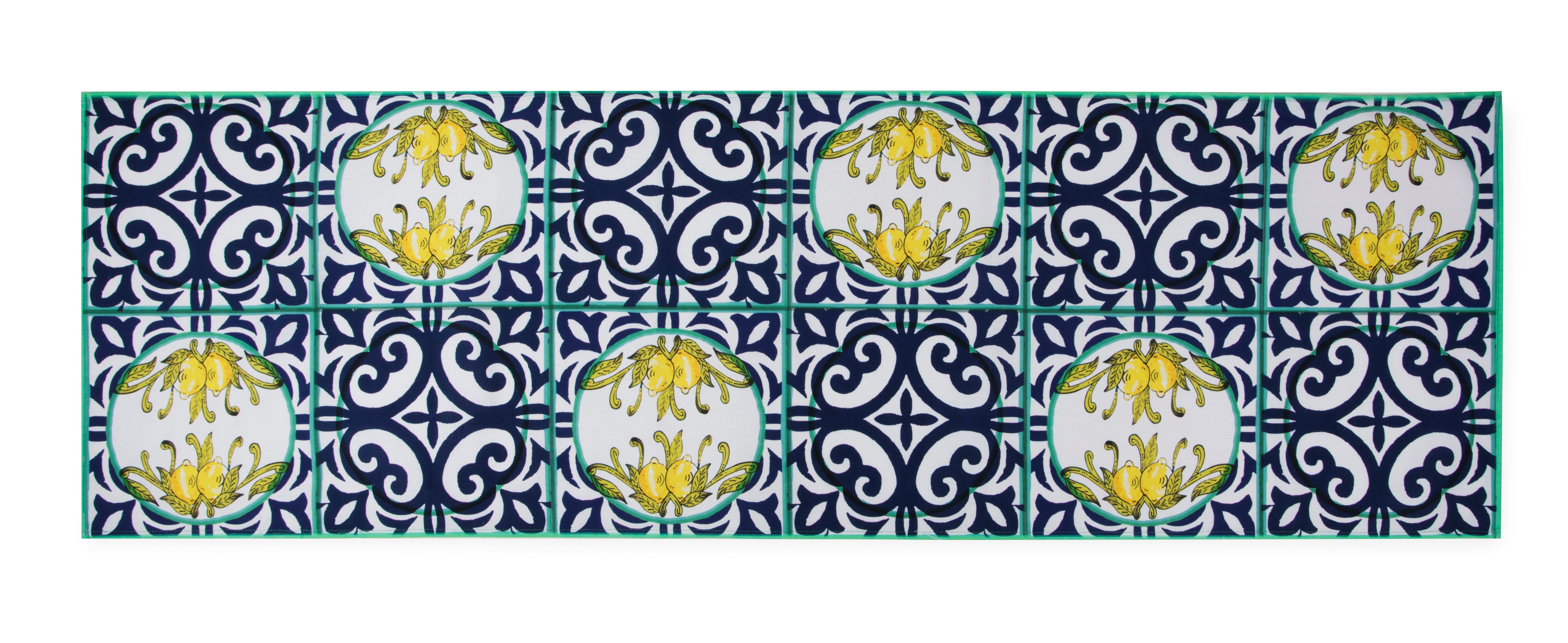 Amalfi Cotton Table Runner, 45x140 cm, Machine Washable