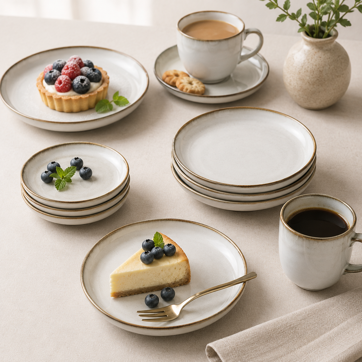 Gray Side Plate 20 cm