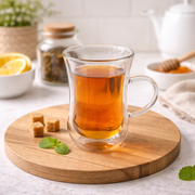 Double Wall Glass Cup 100 ml Heat-Resistant