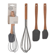 3-Piece Kitchen Tool Set - Acacia