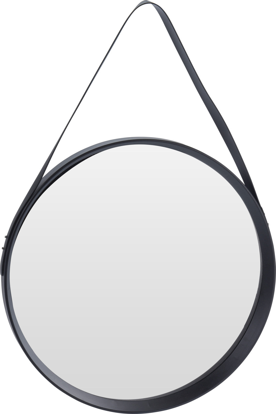 Mirror Round Black Frame