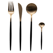CUTLERY SET 24PCS IDA - Stylish Stainless Steel in Black