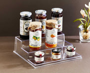 Clear 3 Tier Rack Multi-Purpose Plastic Organizer Shelf