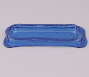 Handmade Long Glass Plate with Rim - 42cm Serveware