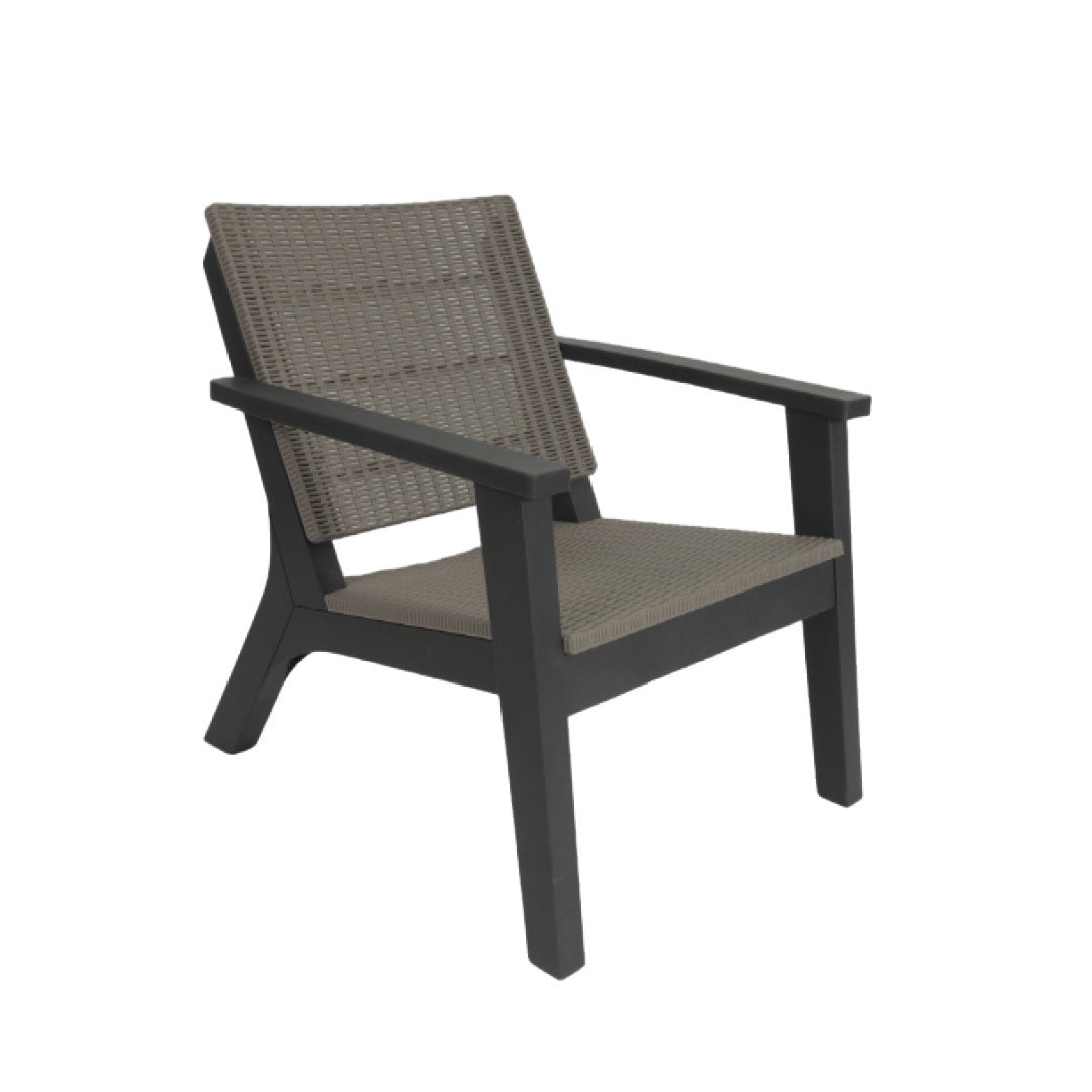 Tropicano Armchair Resin & Fiberglass Outdoor Lounge Chair