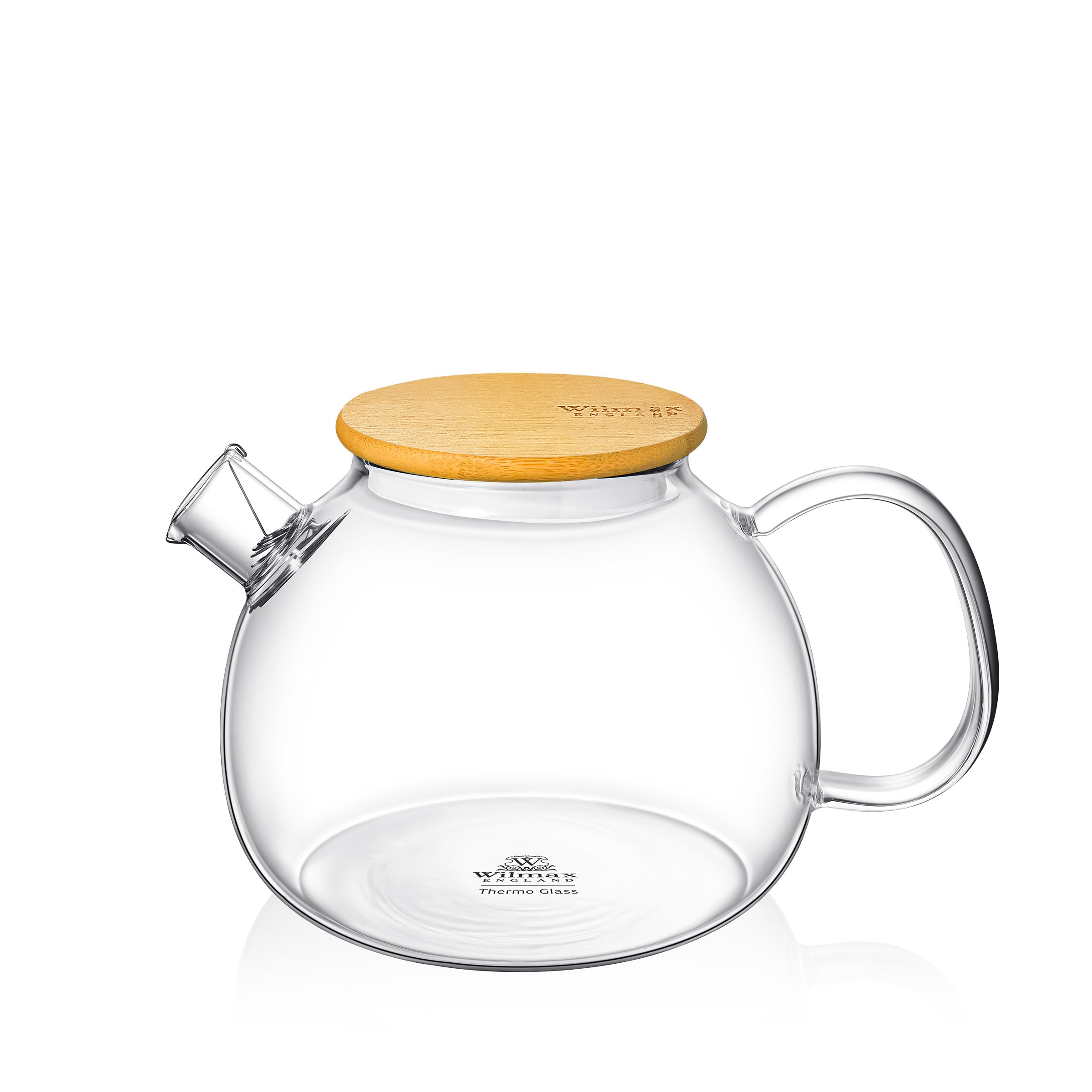 Glass Teapot with Bamboo Lid