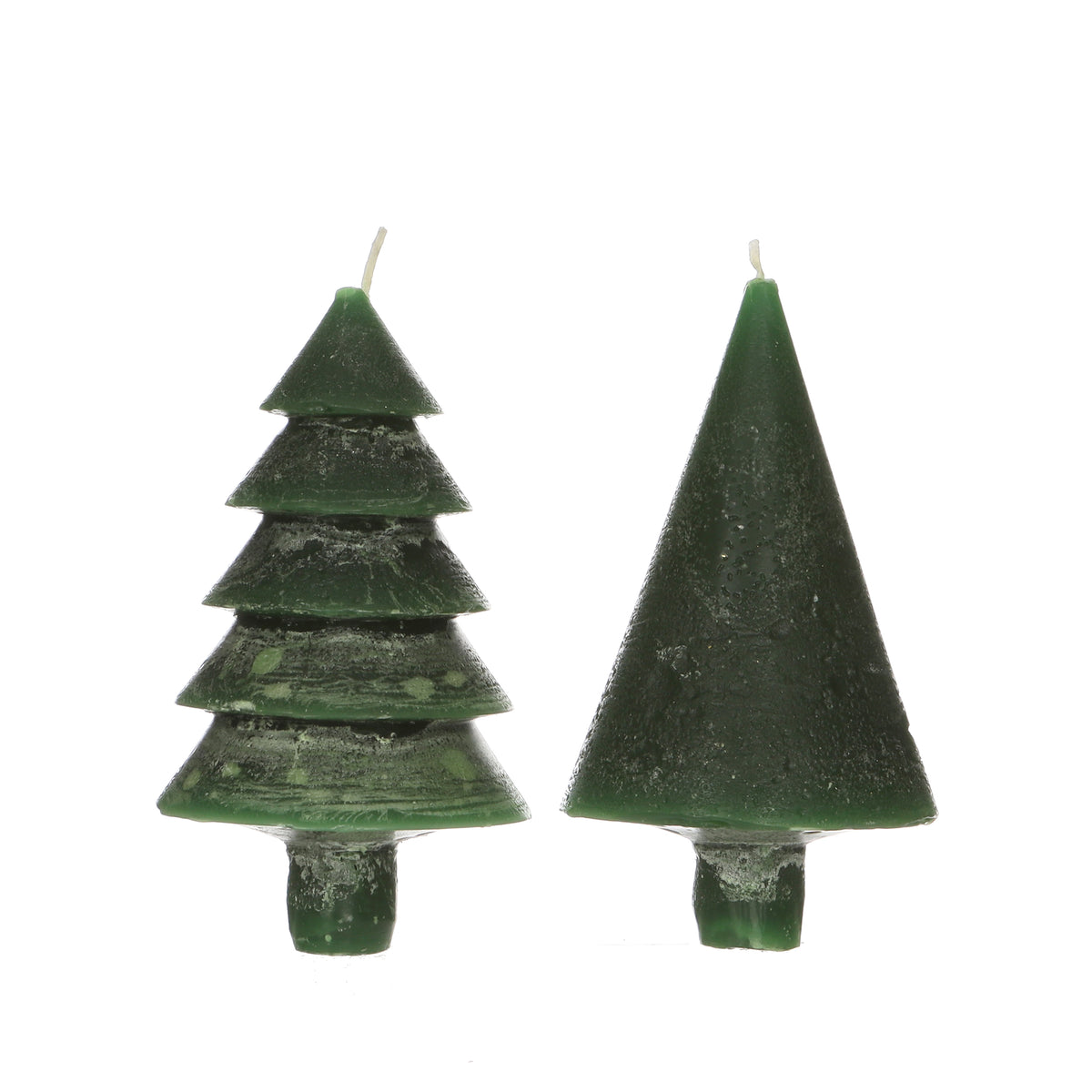 Tree Candle Set - Winter Colors Home Decoration
